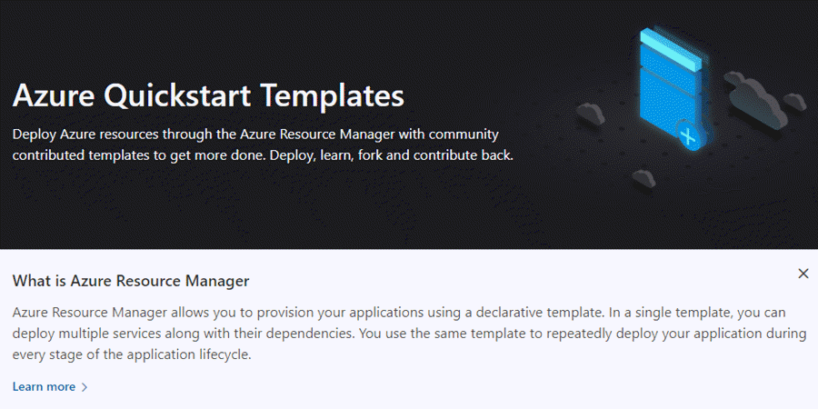 Azure quickstart templates