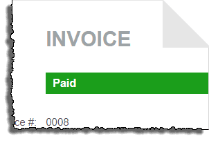 PayPal paid invoice