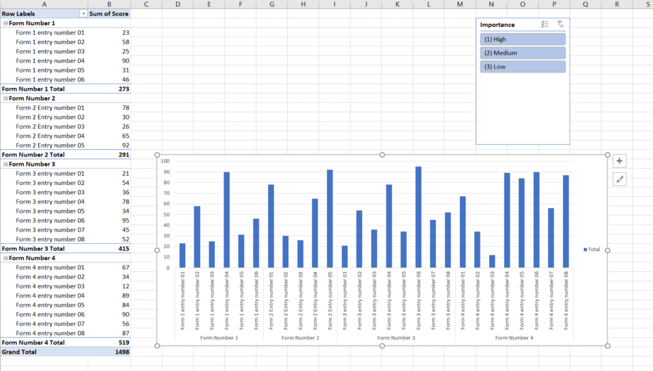 Excel repeating table