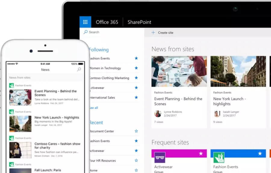 SharePoint on iPad and iPhone